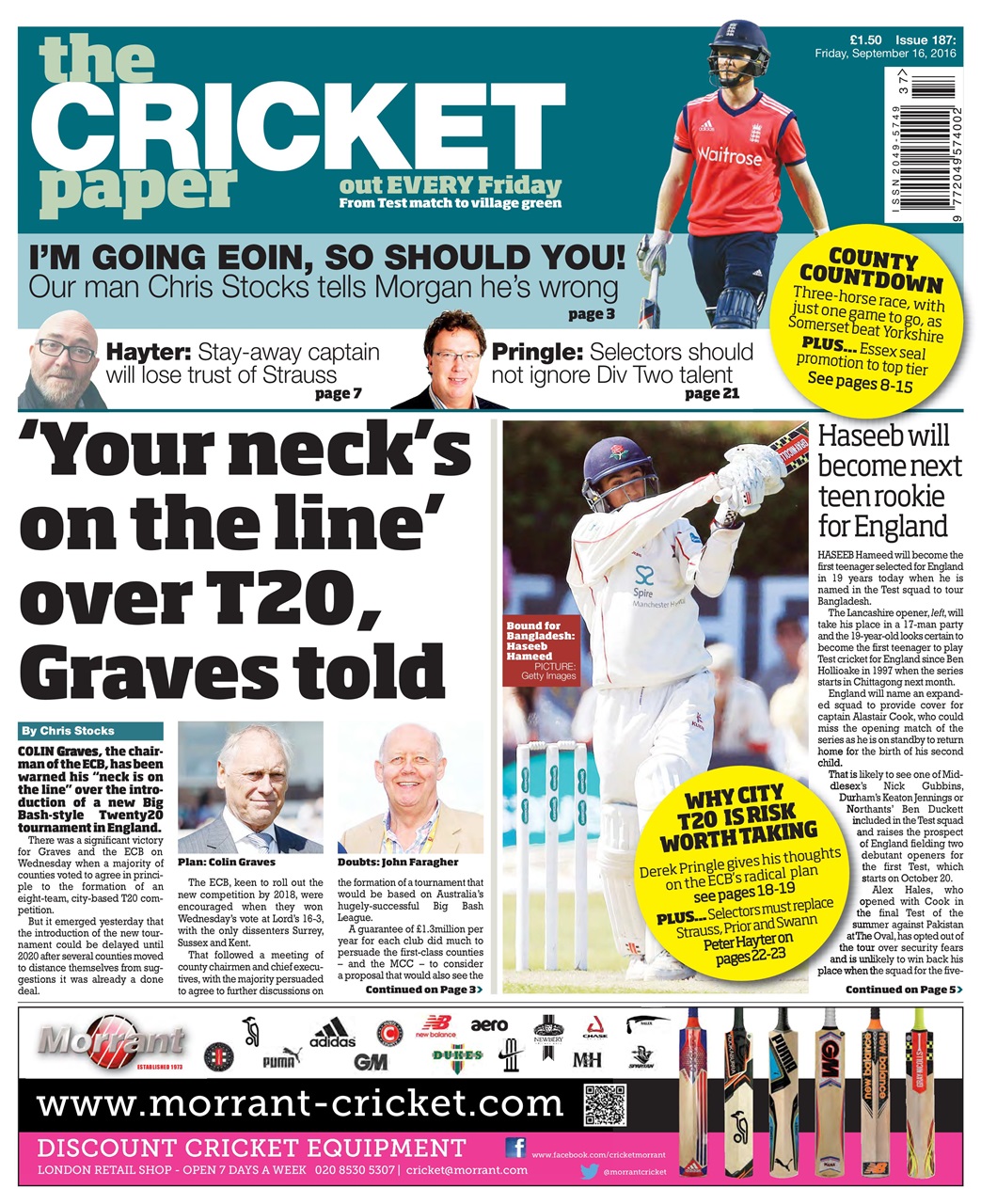 The Cricket Paper Preview Pages