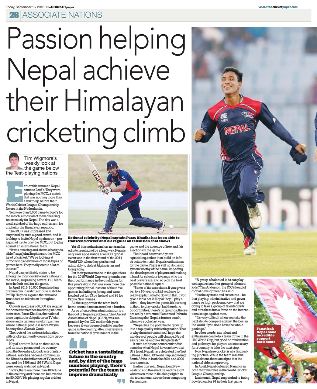 The Cricket Paper Preview Pages