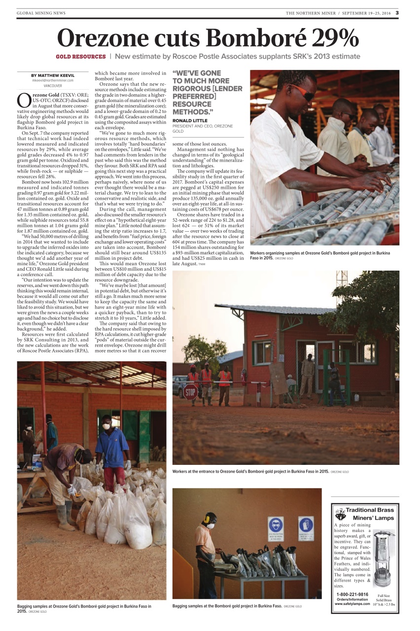 The Northern Miner Preview Pages