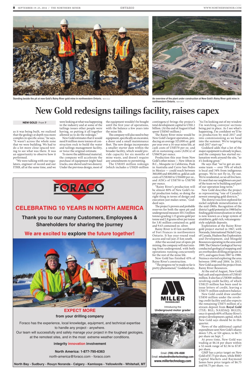 The Northern Miner Preview Pages