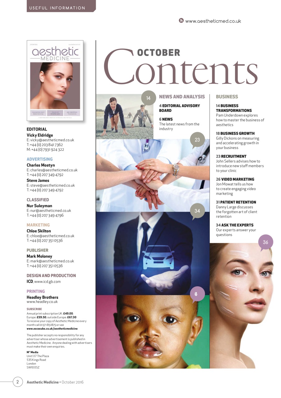 Aesthetic Medicine Preview Pages