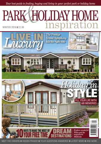 Park and Holiday Home Inspiration magazine issue Winter 2016