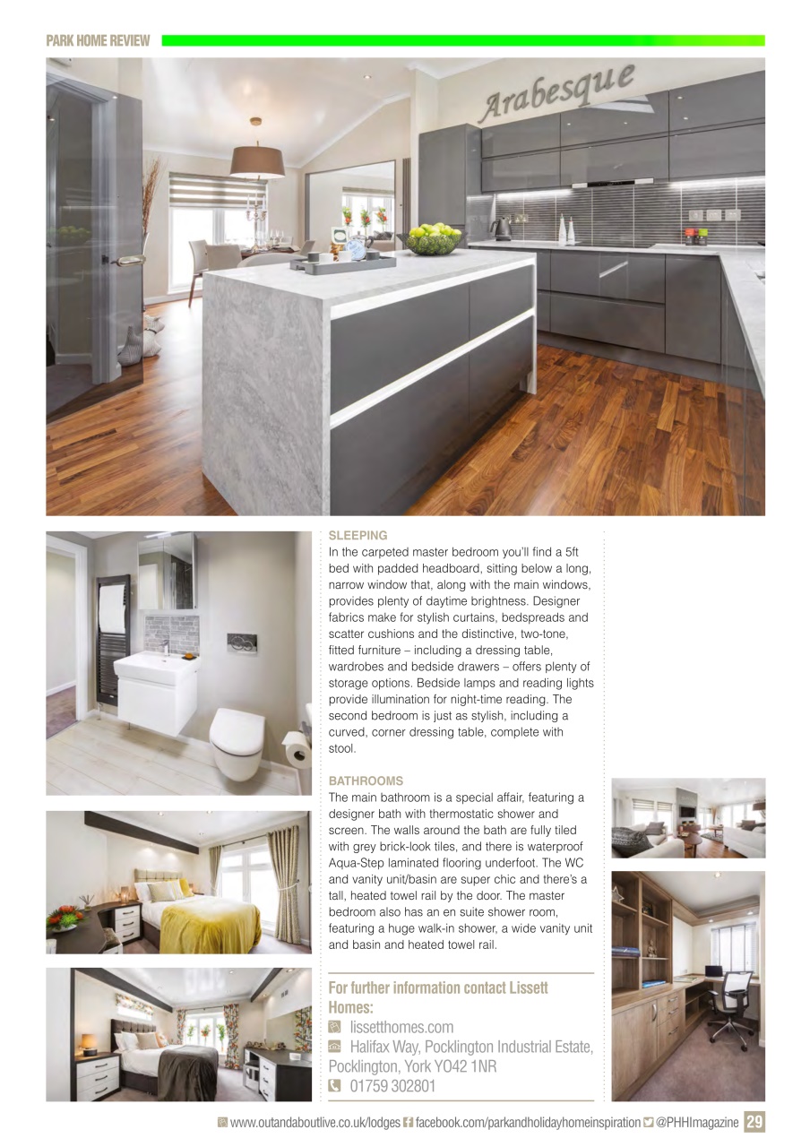 Park and Holiday Home Inspiration magazine Preview Pages