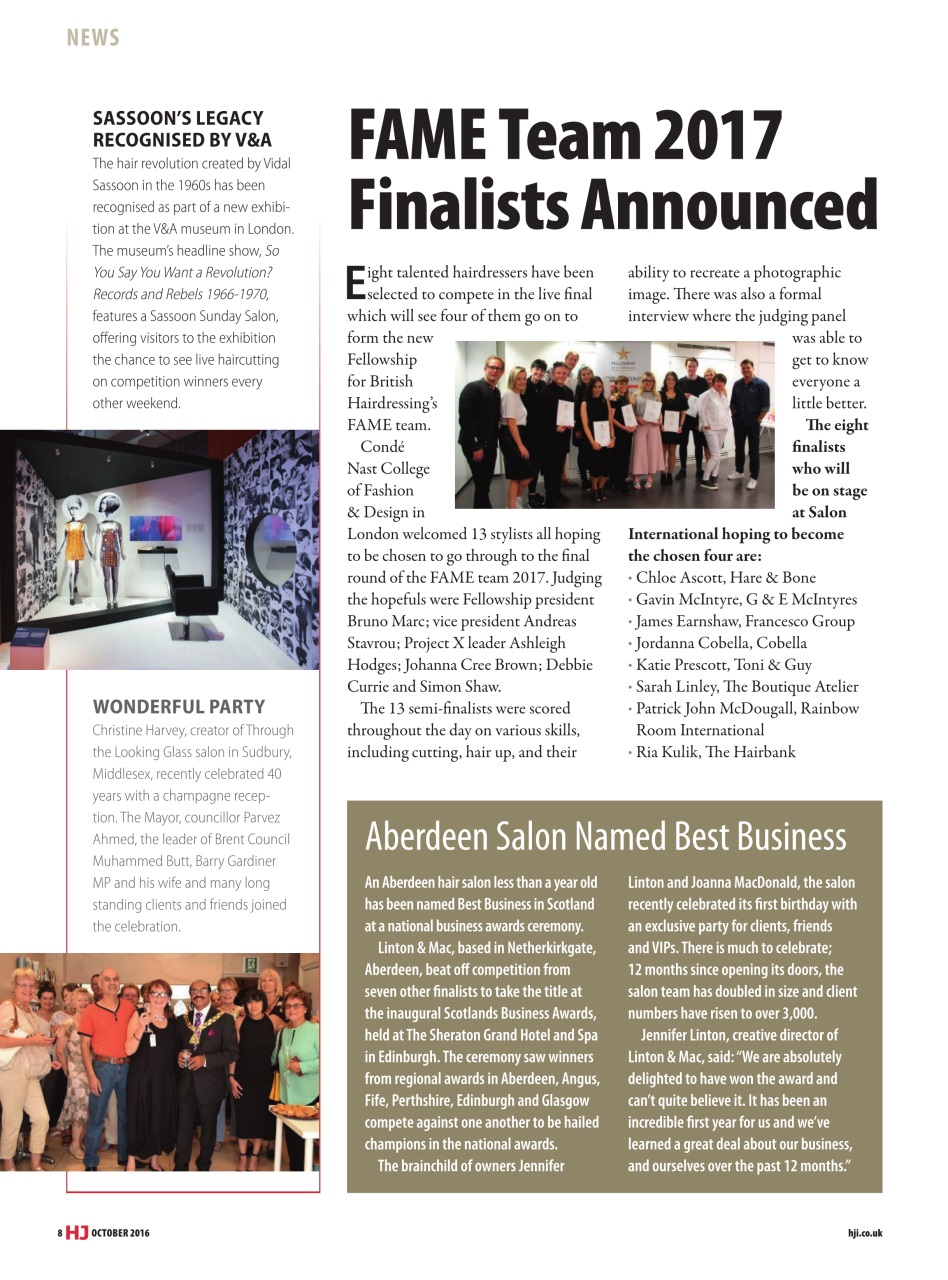 Hairdressers Journal Preview Pages