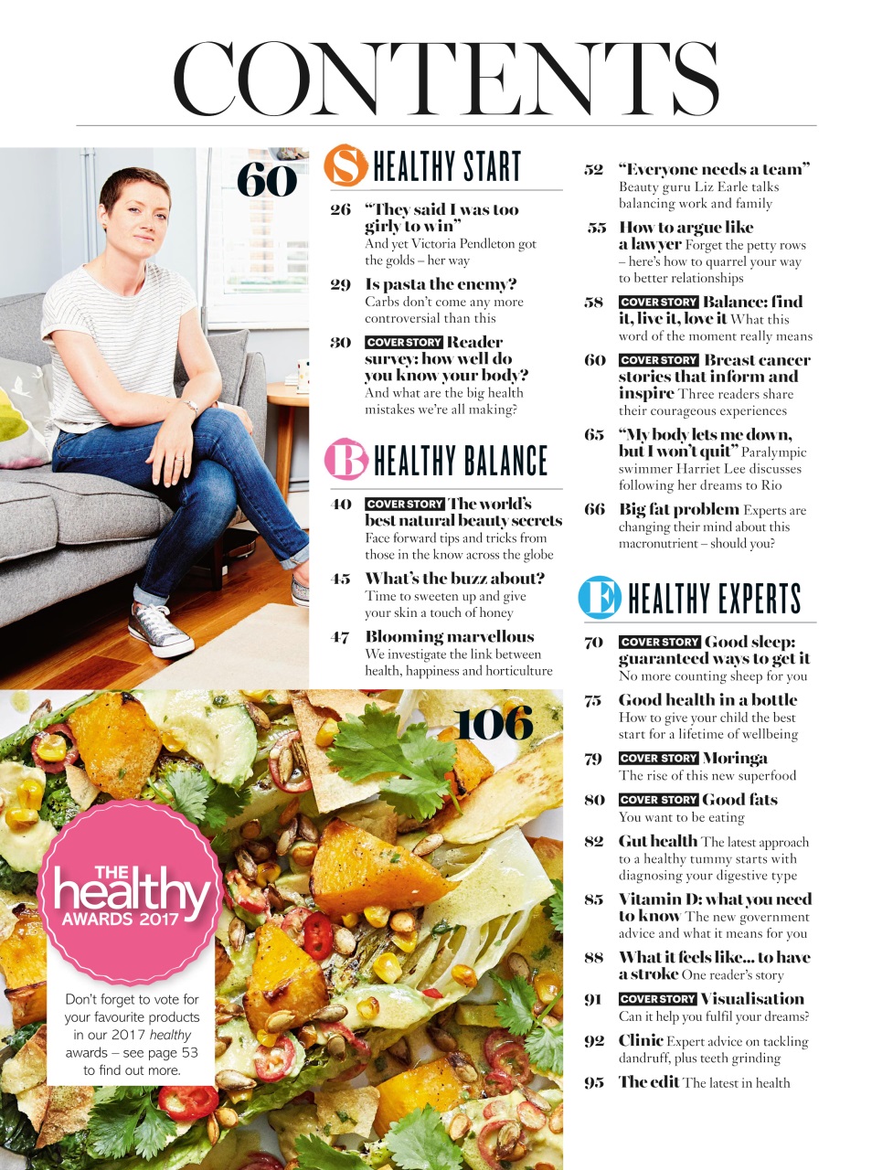 Healthy Magazine Preview Pages