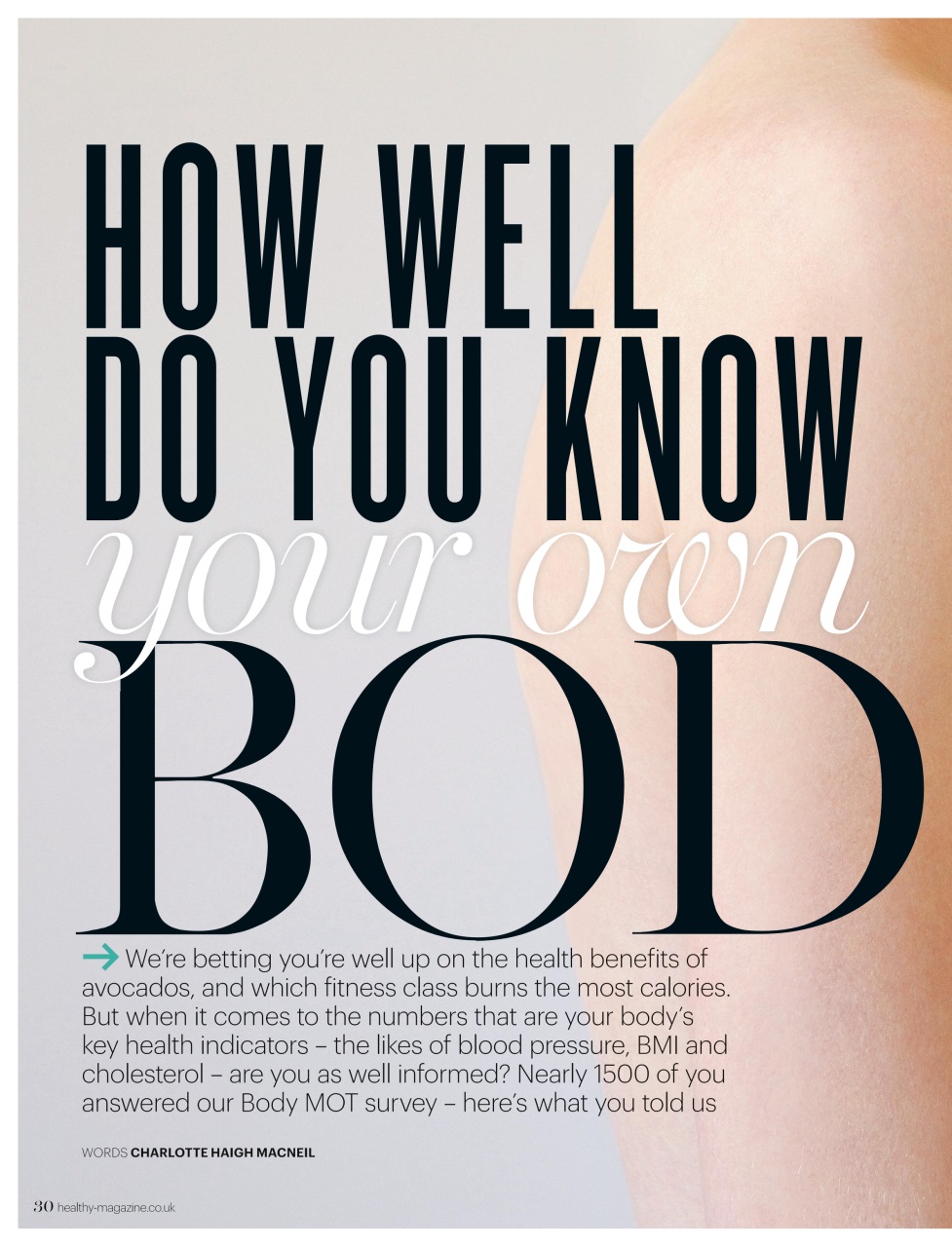 Healthy Magazine Preview Pages