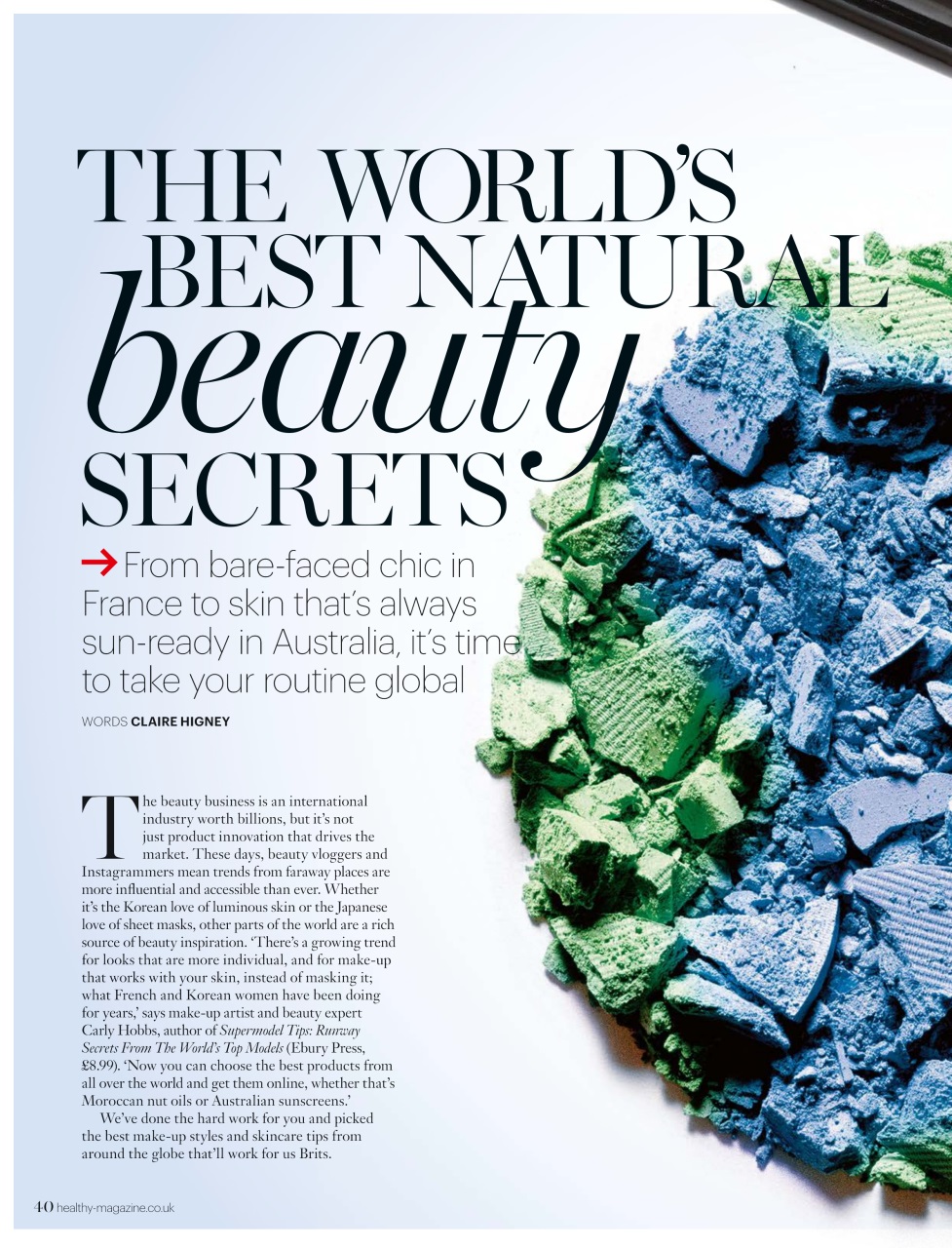 Healthy Magazine Preview Pages