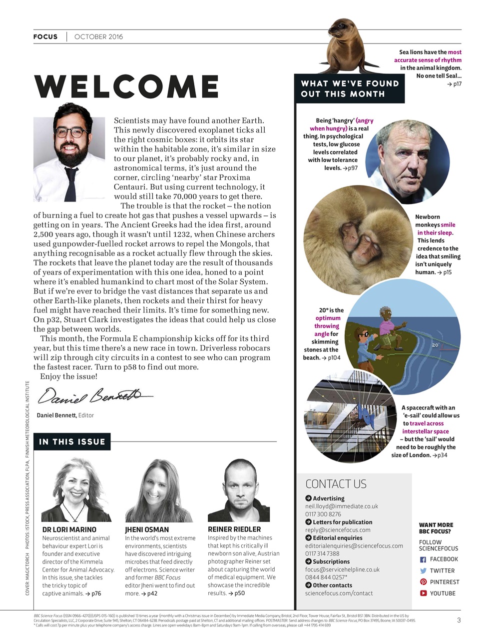 BBC Science Focus Magazine Preview Pages