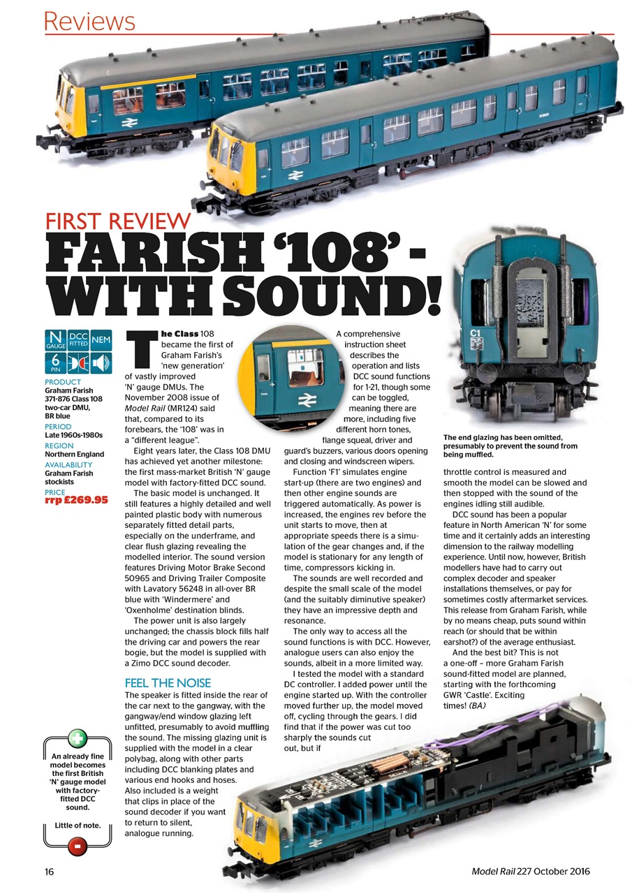 Model Rail Preview Pages