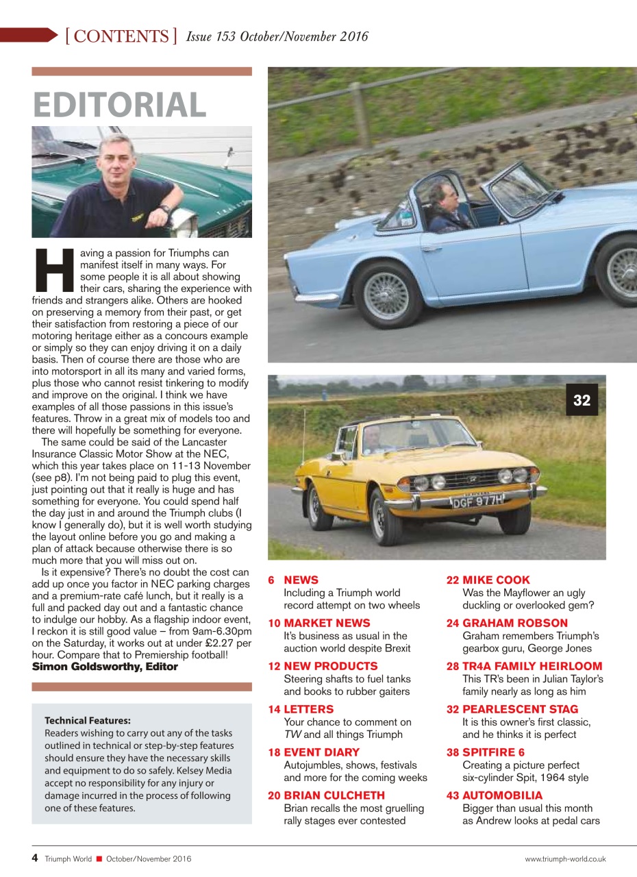 Triumph World Preview Pages