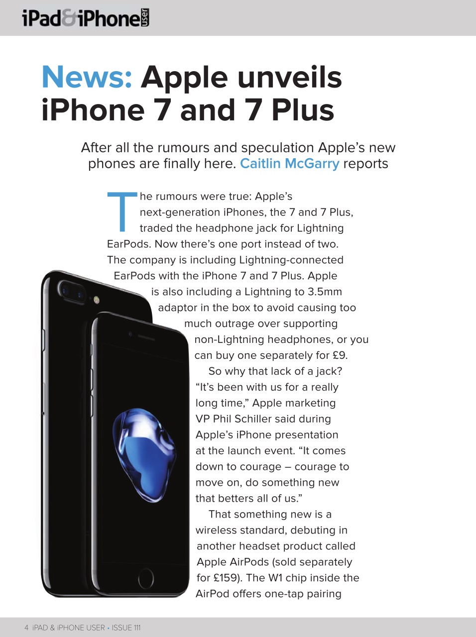 iPad and iPhone User Preview Pages