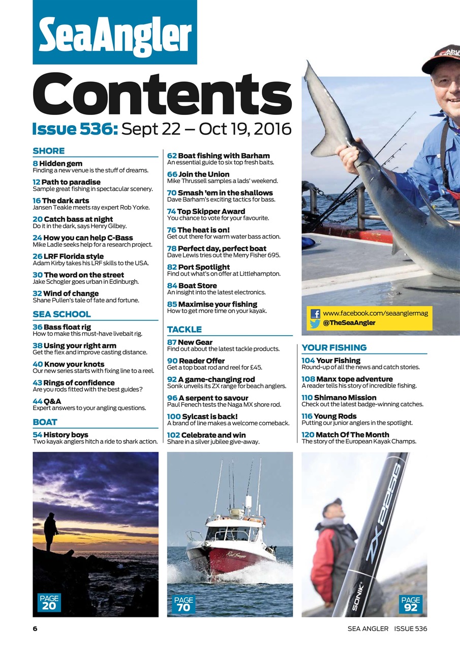 Sea Angler Preview Pages