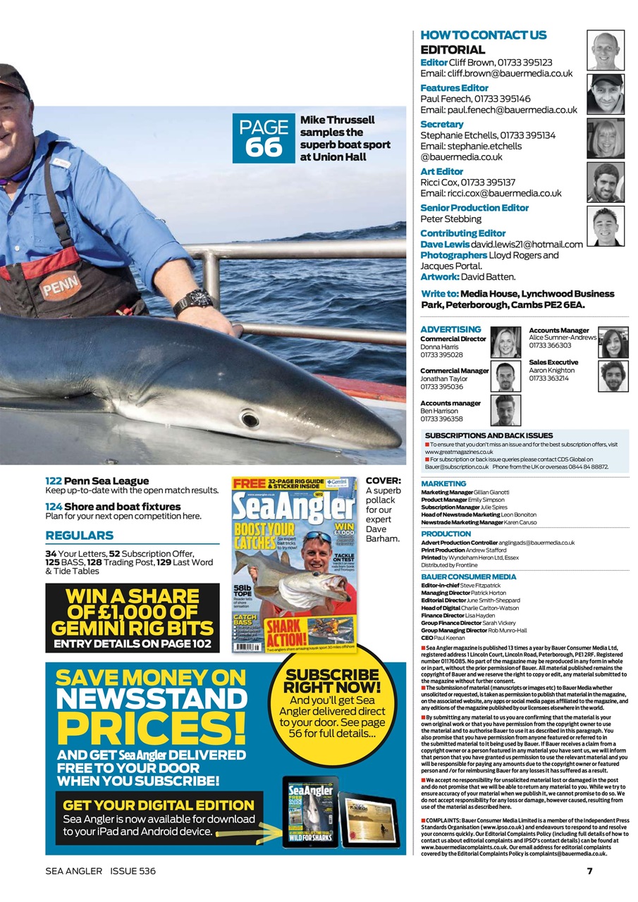 Sea Angler Preview Pages