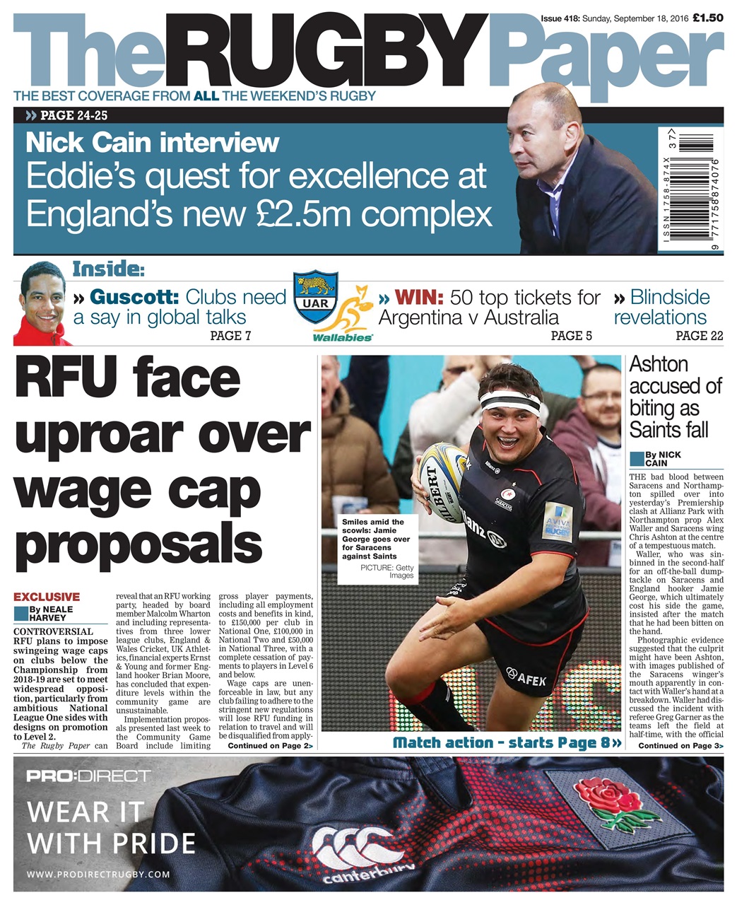 The Rugby Paper Preview Pages