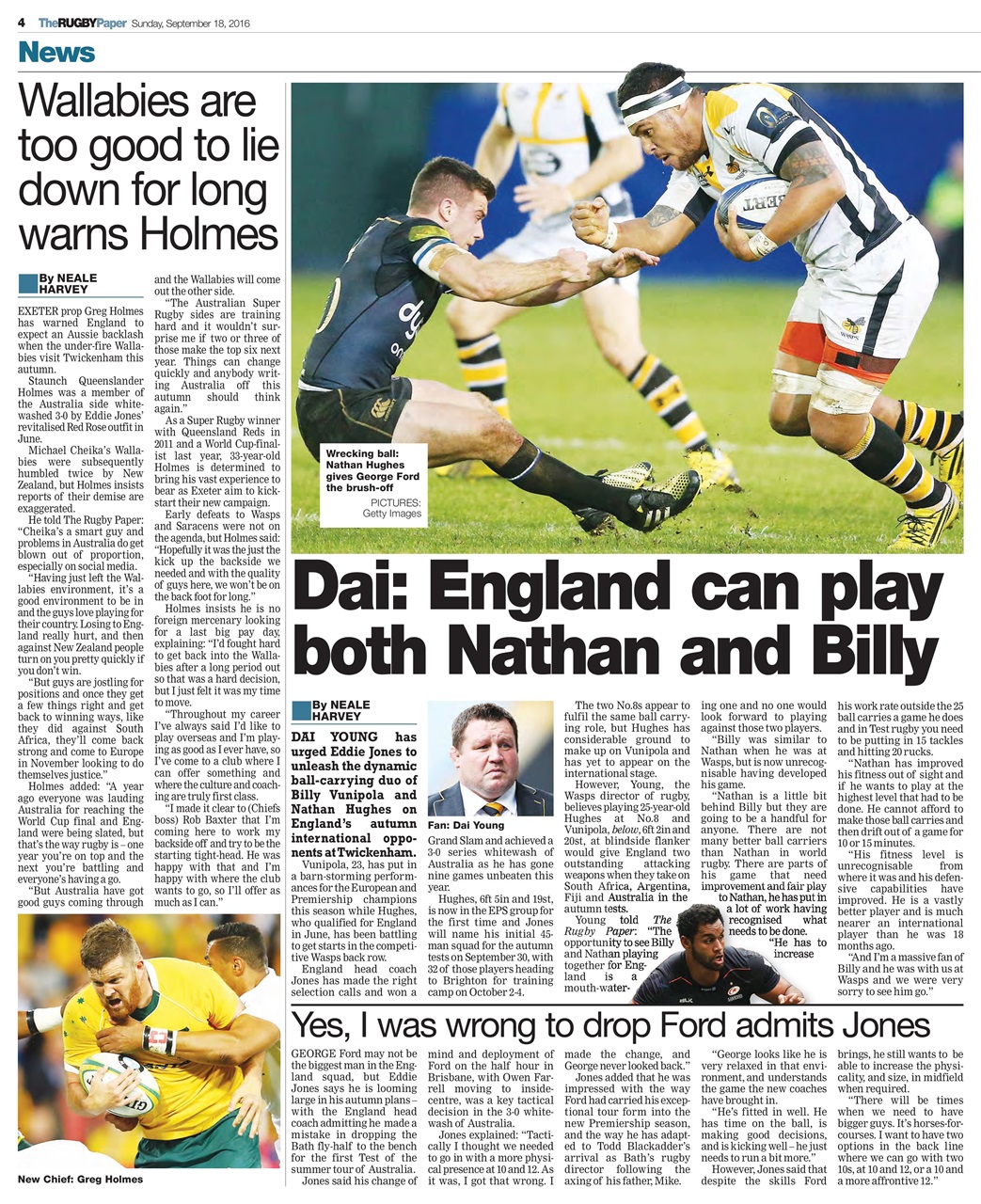 The Rugby Paper Preview Pages