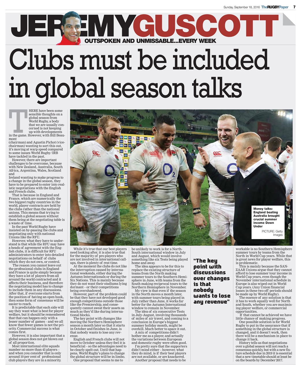 The Rugby Paper Preview Pages