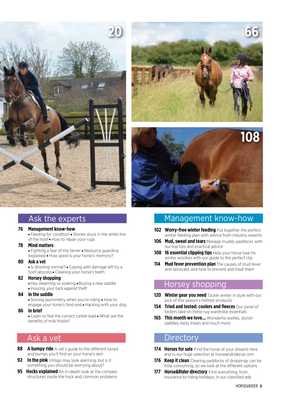 Horse&Rider Magazine - UK equestrian magazine for Horse and Rider Preview Pages