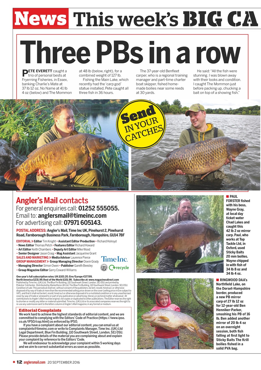 Anglers Mail Preview Pages