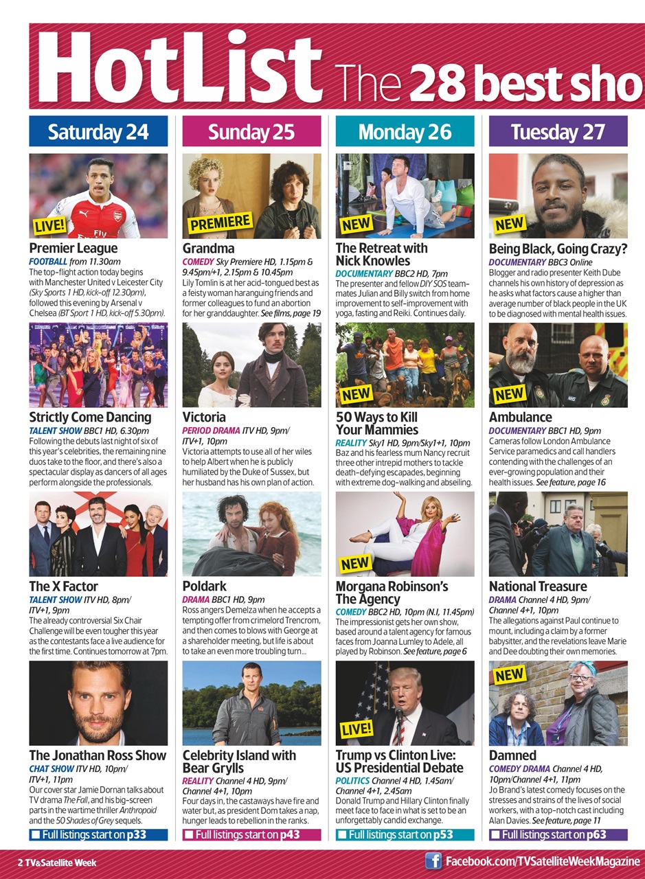 TV & Satellite Week Preview Pages