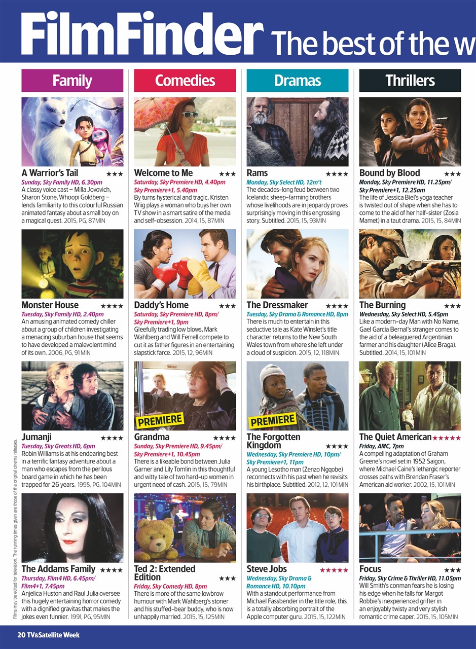 TV & Satellite Week Preview Pages