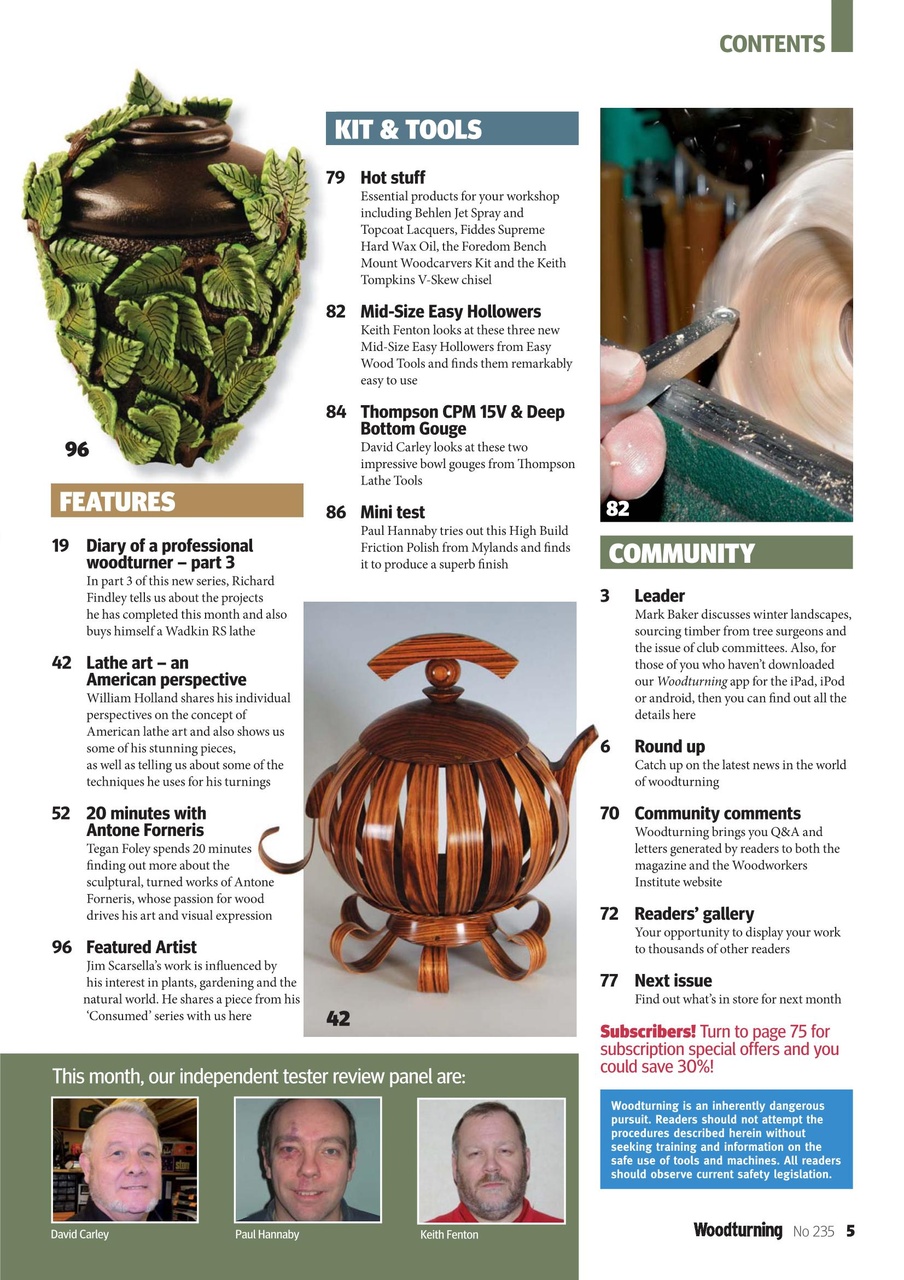 Woodturning Preview Pages