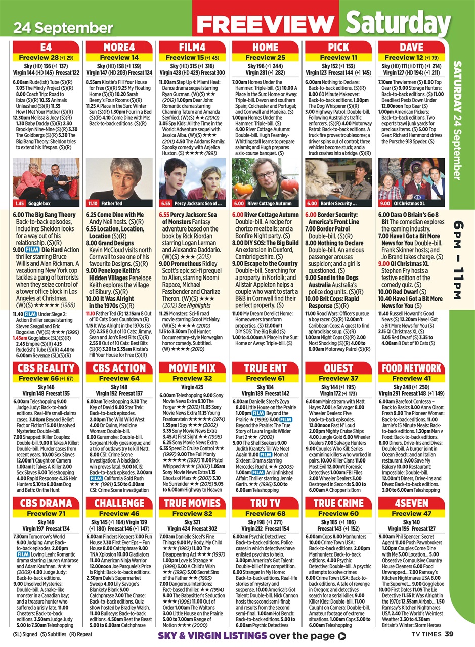 TV Times Preview Pages