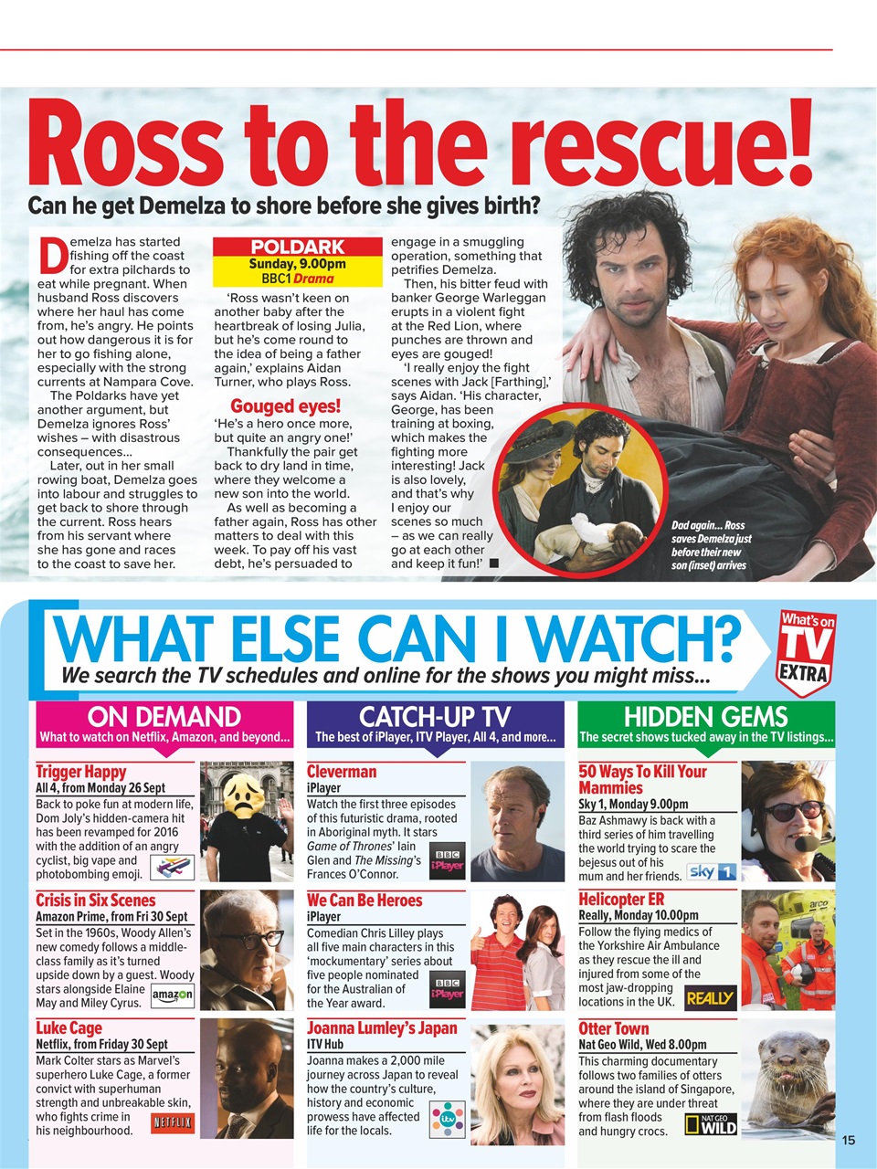What's on TV Preview Pages
