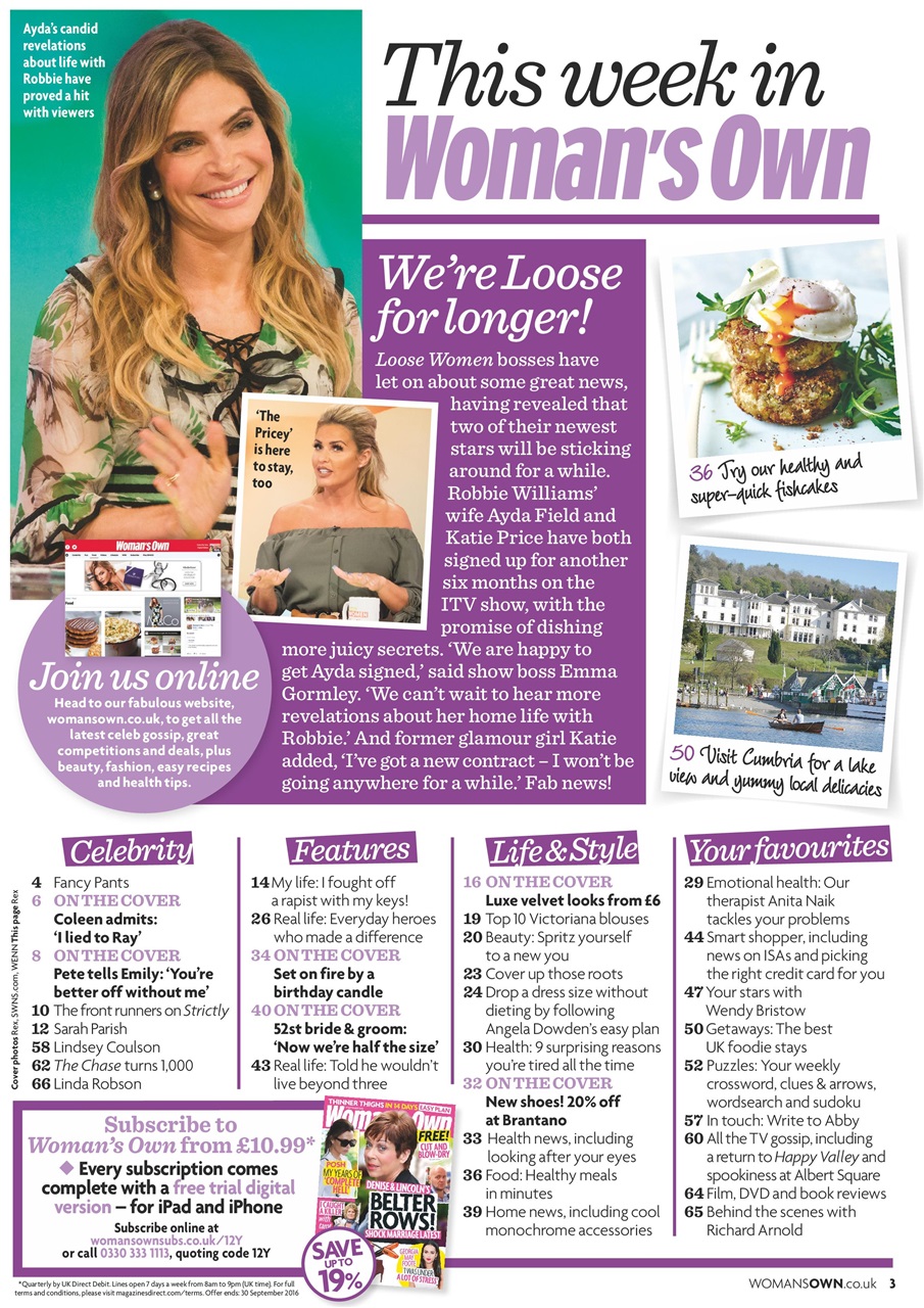 Woman's Own Preview Pages