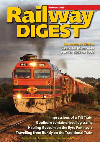 Railway Digest issue October 2016