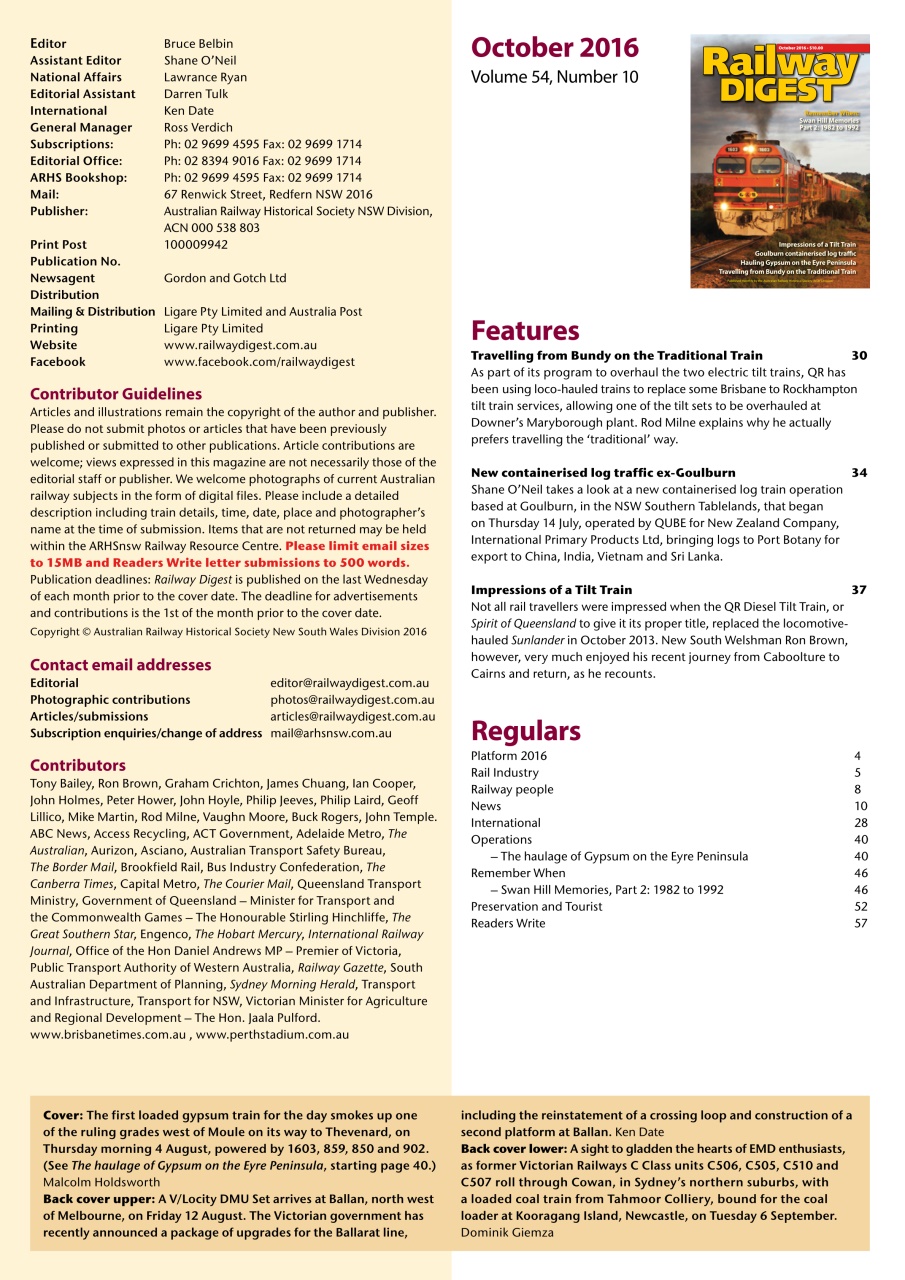 Railway Digest Preview Pages