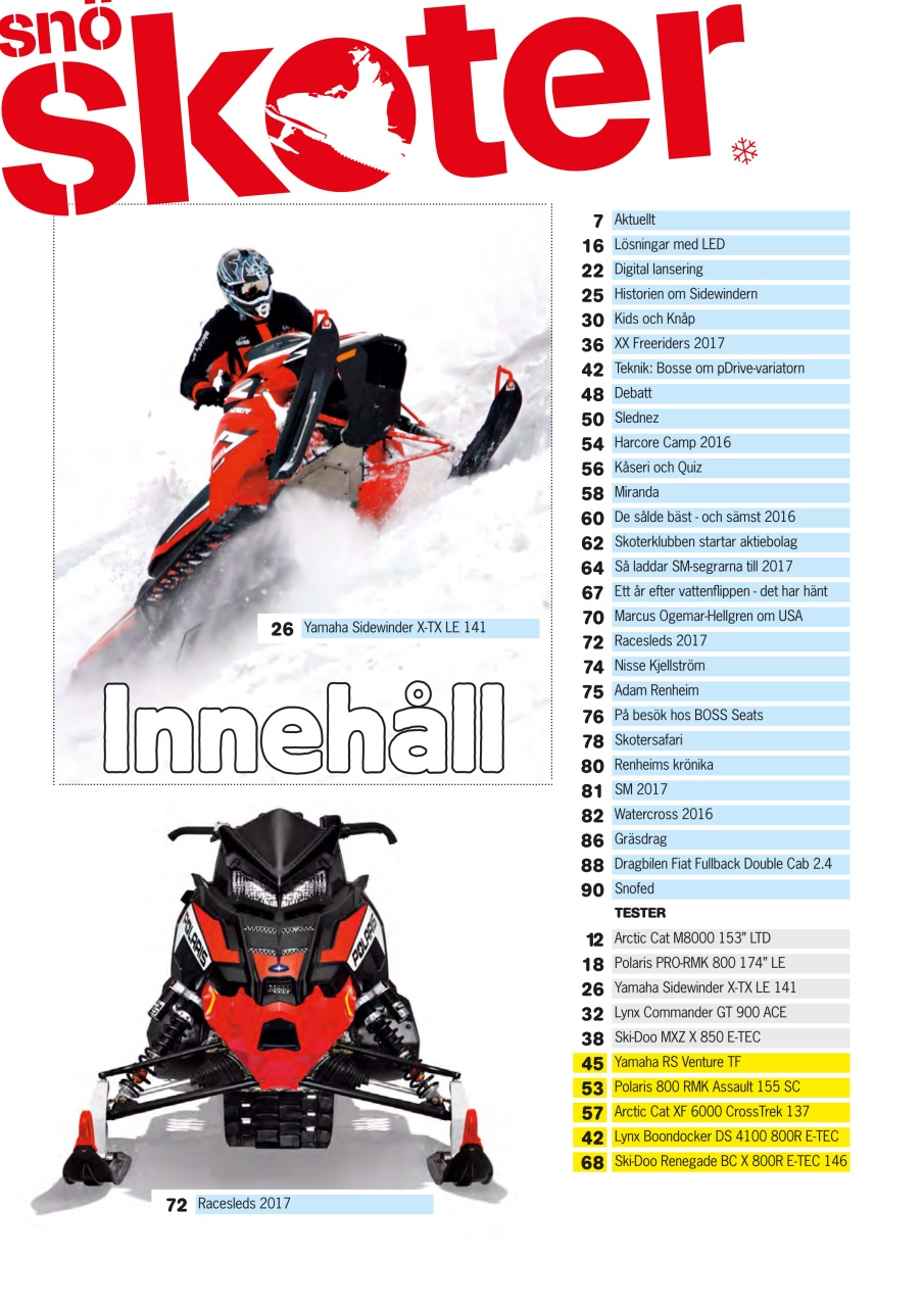 Tidningen Snöskoter Preview Pages