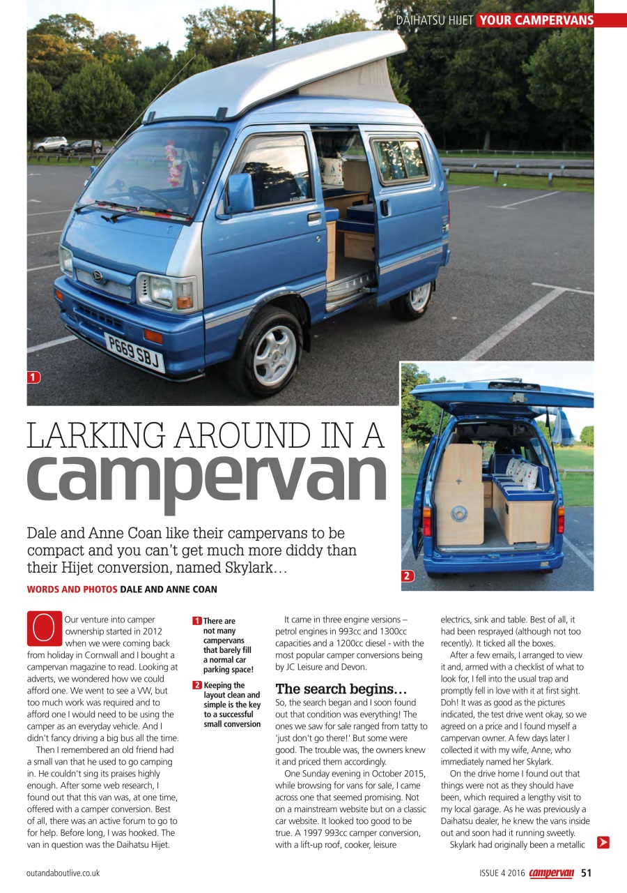 Campervan Preview Pages
