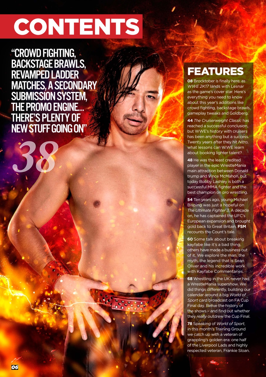 Wrestletalk Magazine Preview Pages