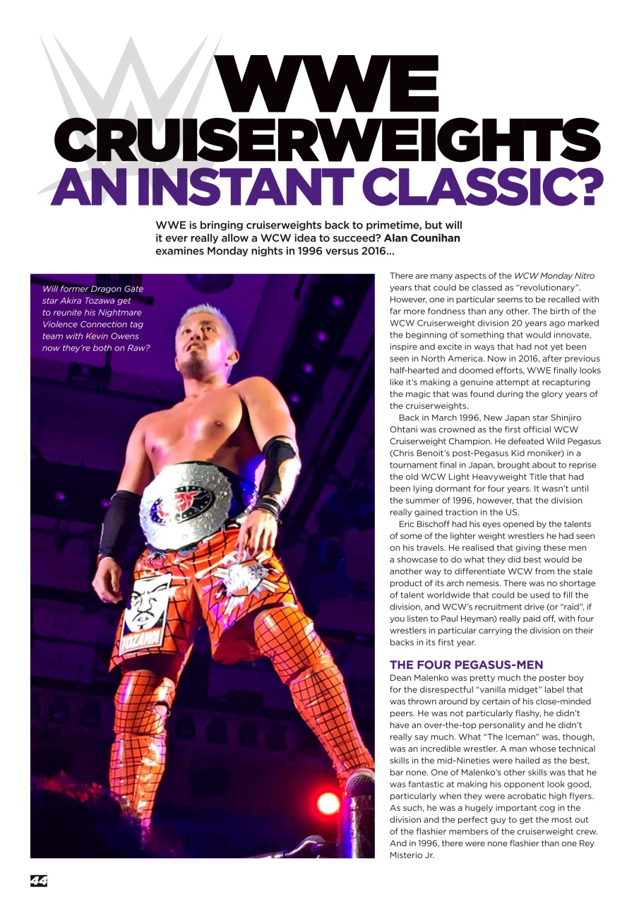 Wrestletalk Magazine Preview Pages