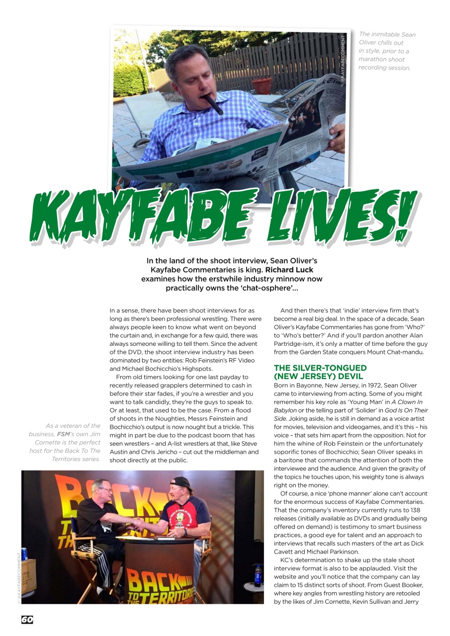 Wrestletalk Magazine Preview Pages