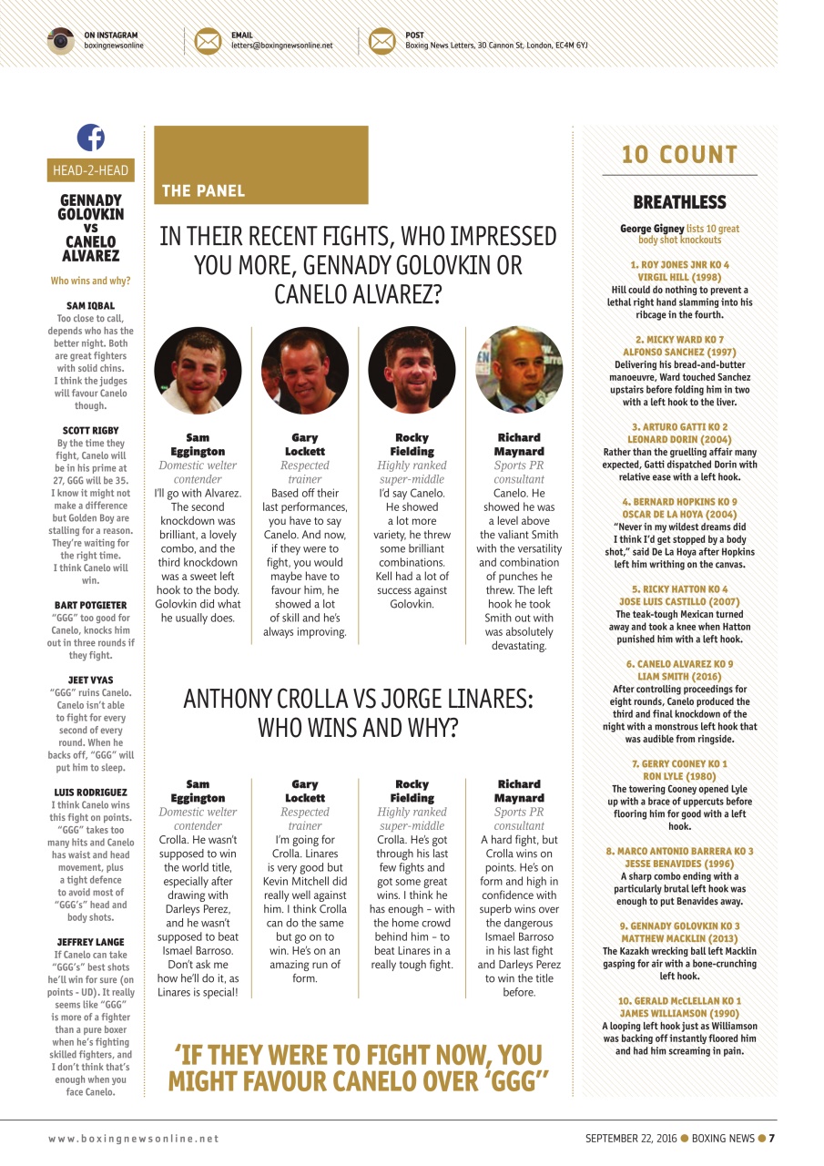Boxing News Preview Pages