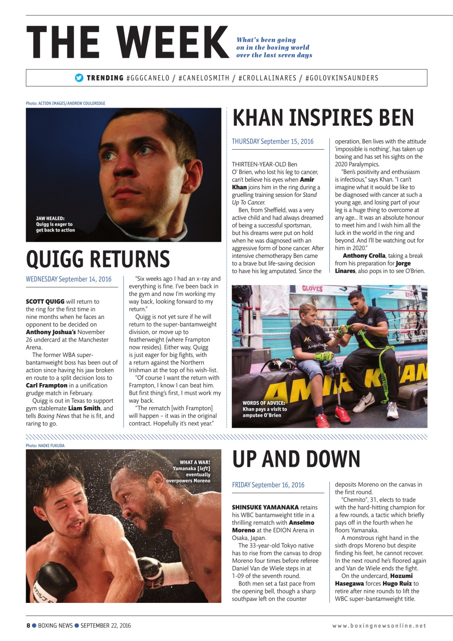 Boxing News Preview Pages