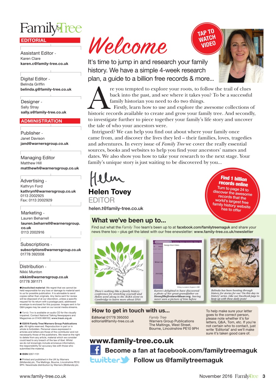 Family Tree Preview Pages