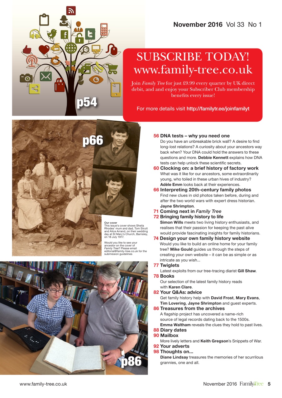 Family Tree Preview Pages