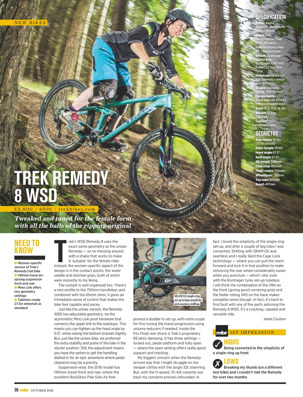 Mountain Bike Rider Preview Pages