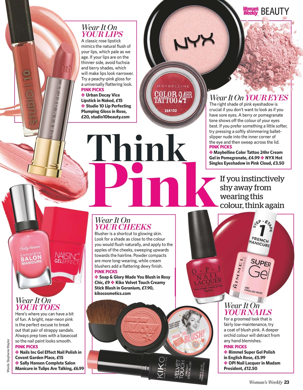 Woman's Weekly Preview Pages