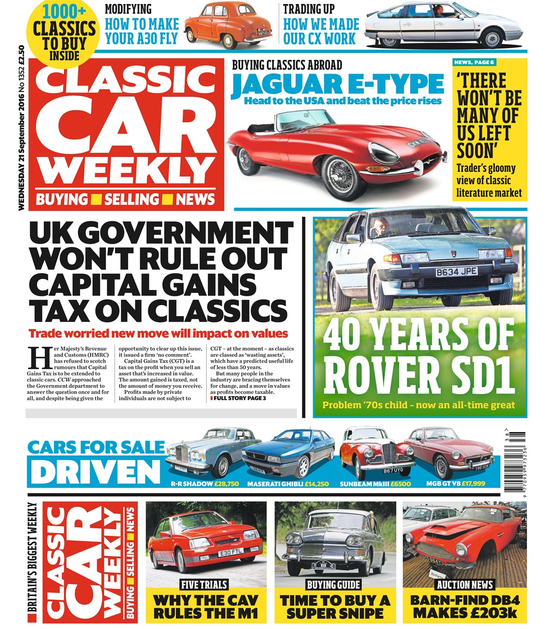 Classic Car Weekly Preview Pages
