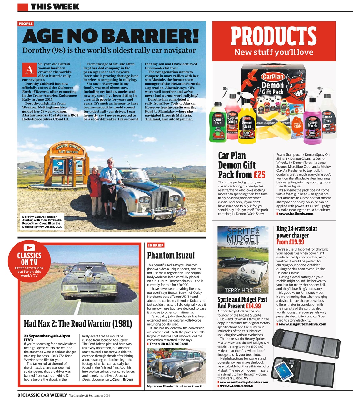Classic Car Weekly Preview Pages