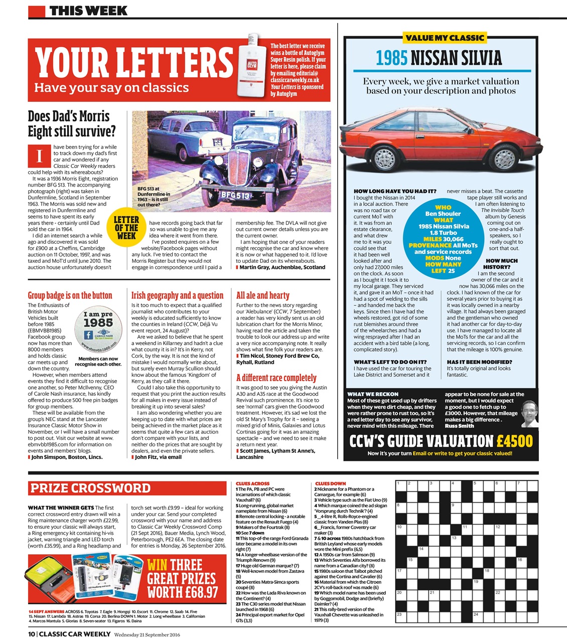 Classic Car Weekly Preview Pages