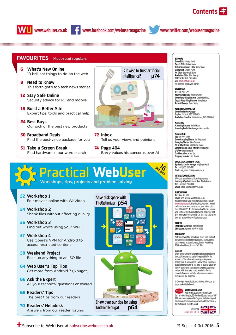 Webuser Preview Pages