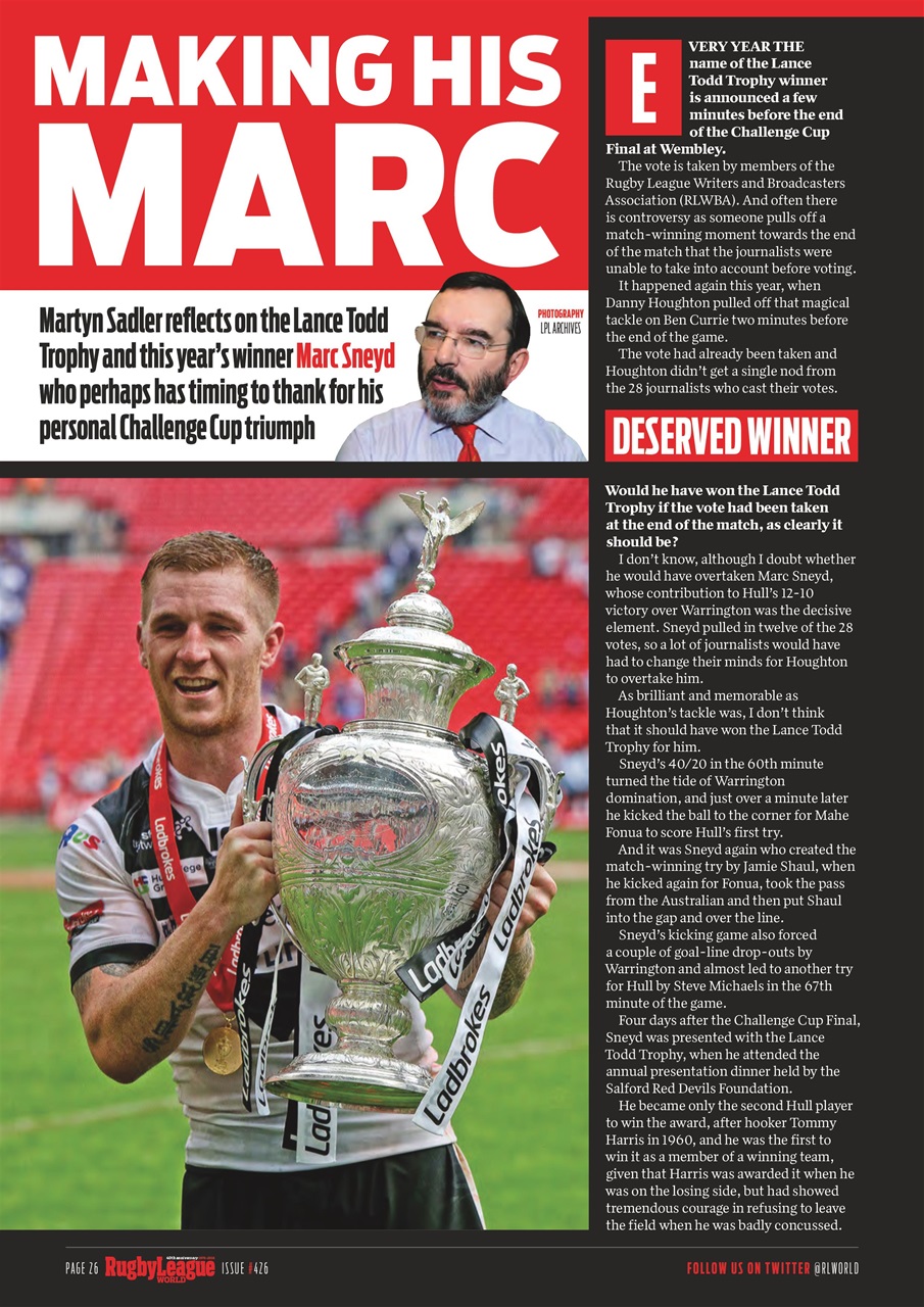 Rugby League World Preview Pages