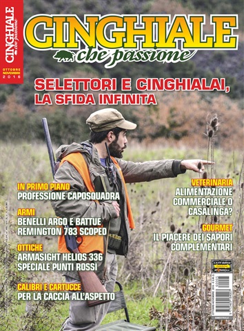 IL CINGHIALE CHE PASSIONE issue Ott-Nov 16