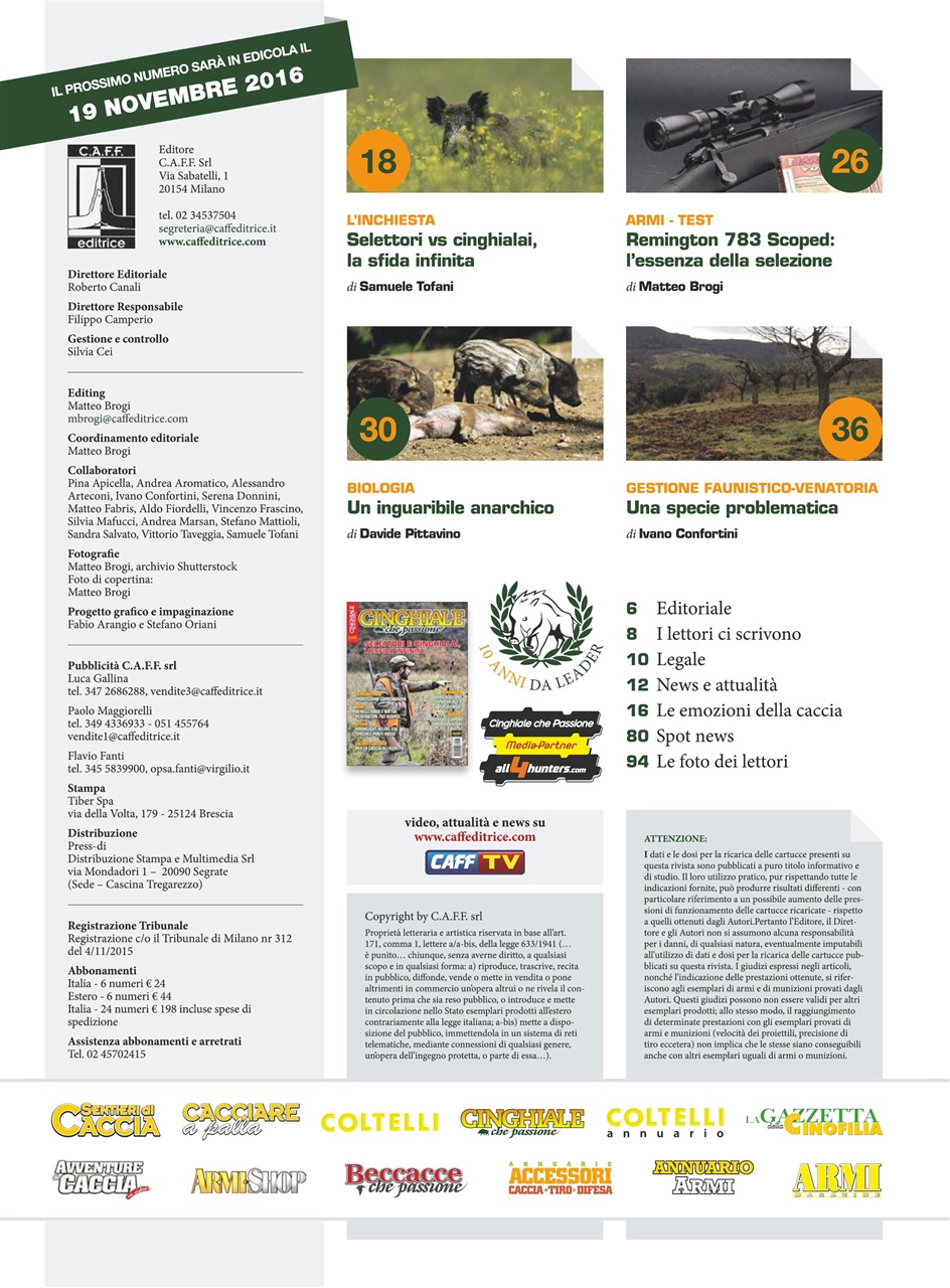 IL CINGHIALE CHE PASSIONE Preview Pages