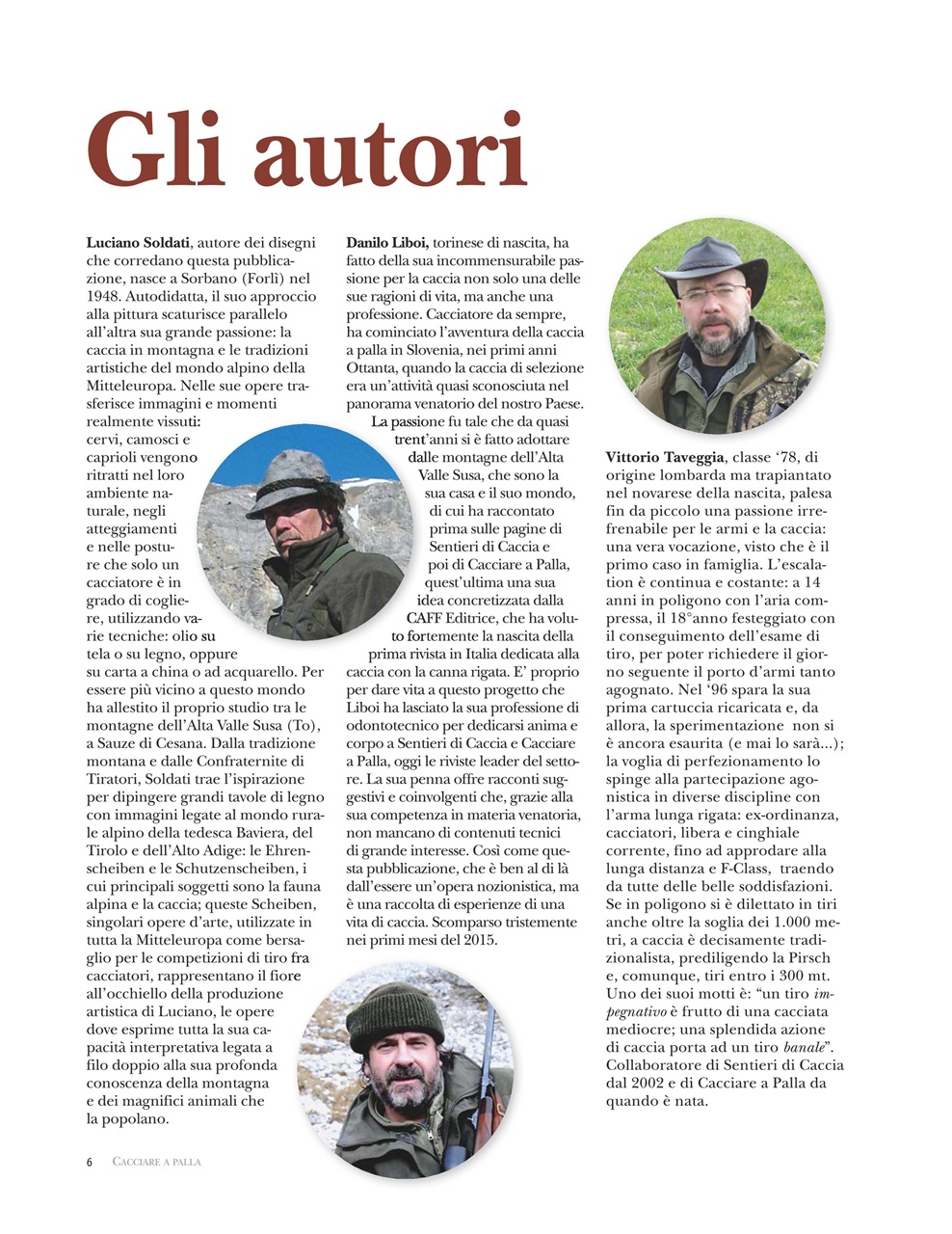 Caccia Magazine Preview Pages