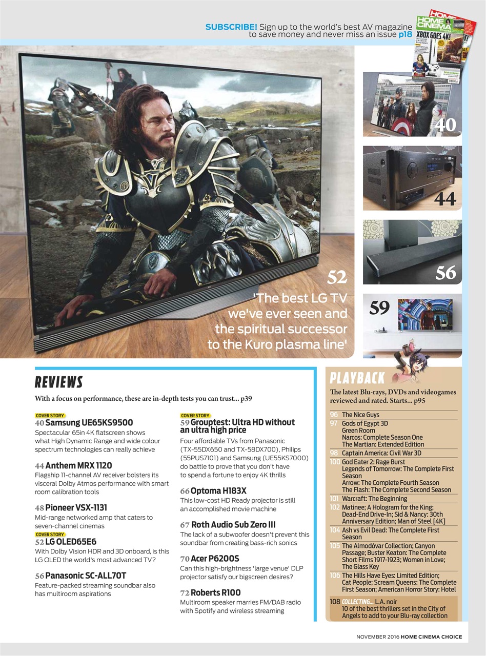 Home Cinema Choice Preview Pages